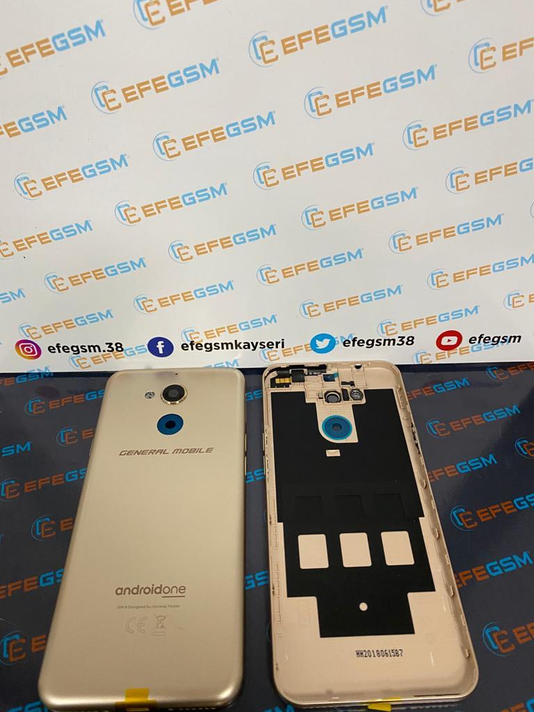 General Mobile GM8 Arka Kapak Gold
