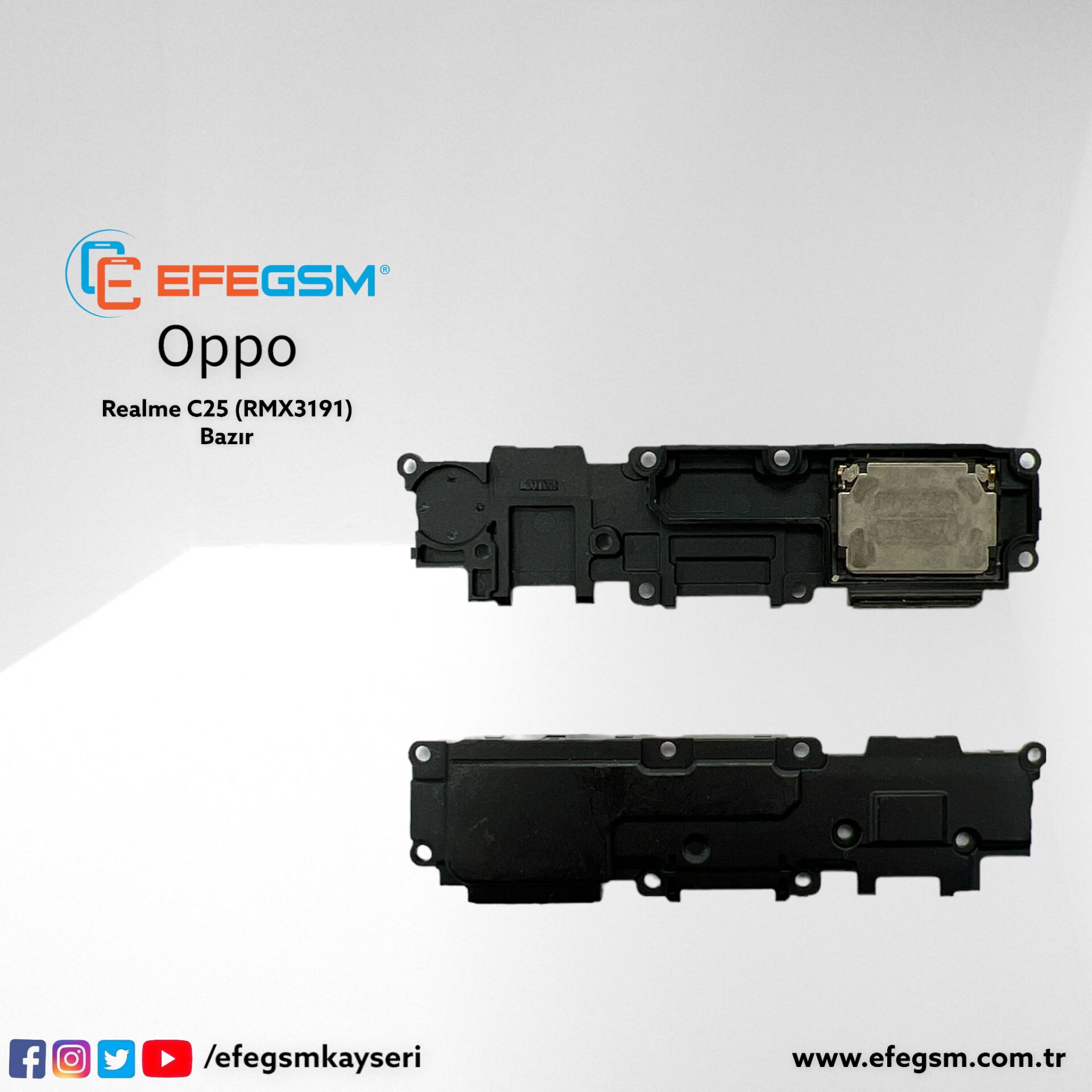 Oppo Realme C25 (RMX3191) Buzzer Hoparlör