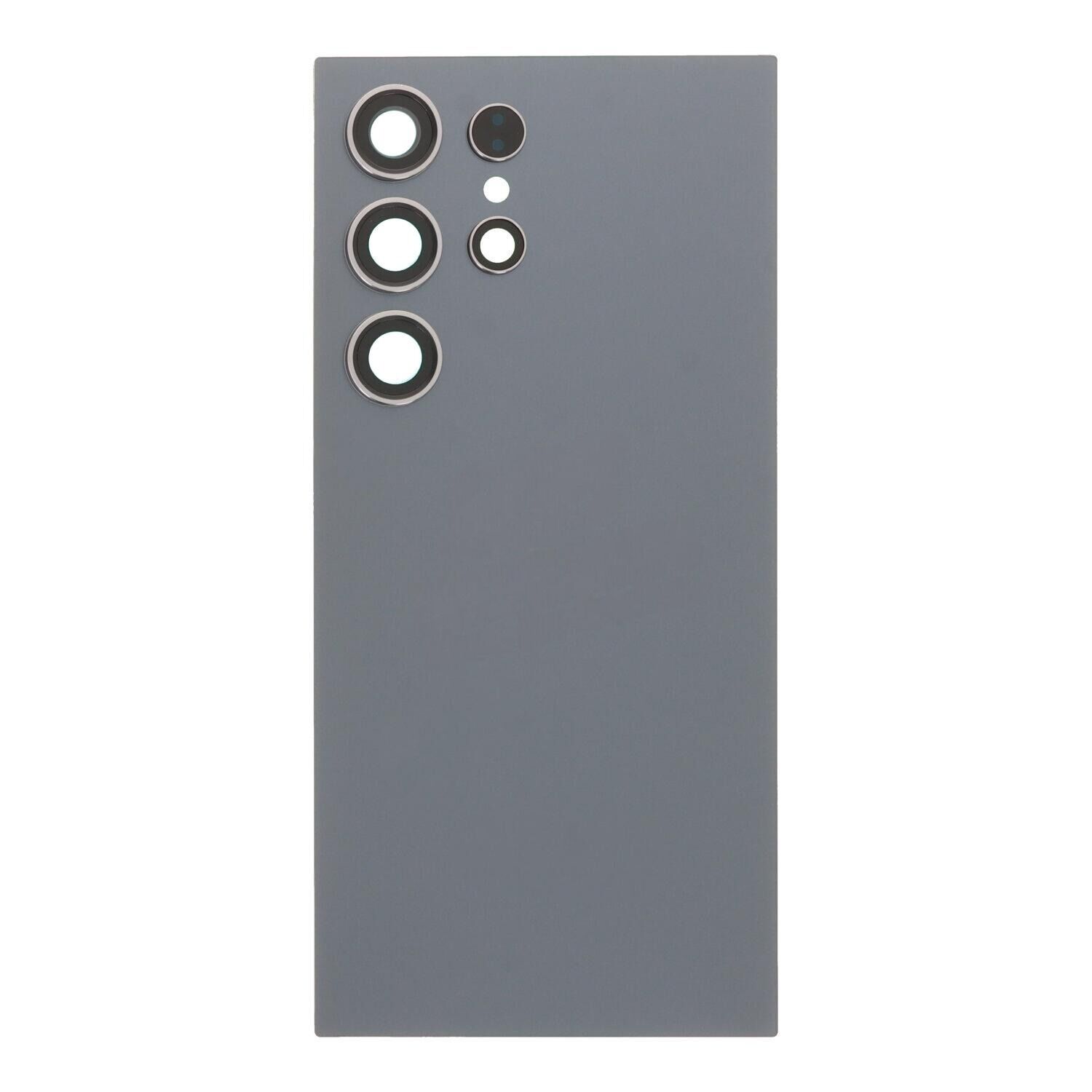 Samsung Galaxy S24 Ultra (S928B) Lensli Arka Kapak Gri