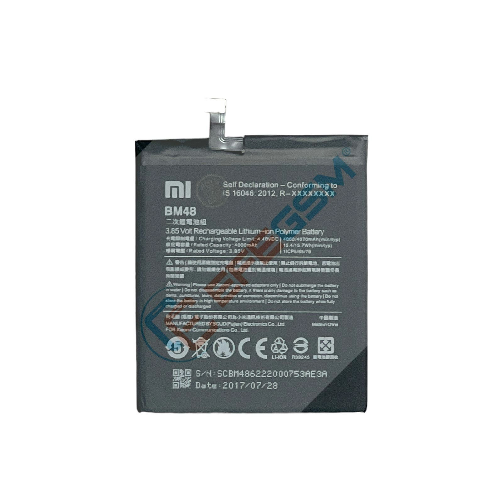 Xiaomi Mi Note 2 (BM48) Batarya