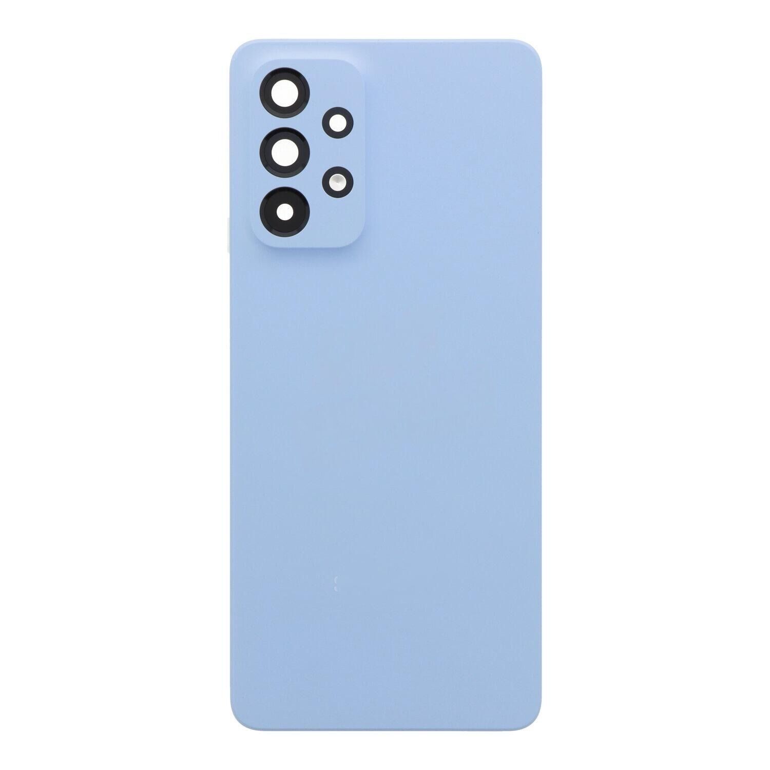 Samsung Galaxy A33 (A336) Lensli Arka Kapak Mavi