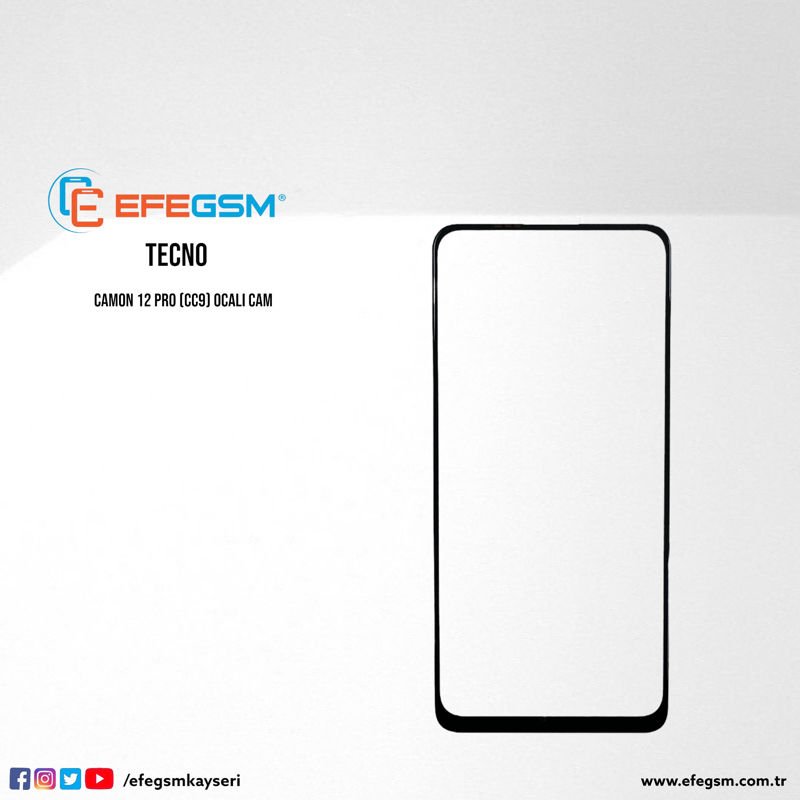 Tecno Camon 12 Pro (CC9) Ocalı Cam