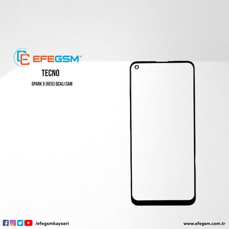Tecno Spark 5 (KE5) Ocalı Cam