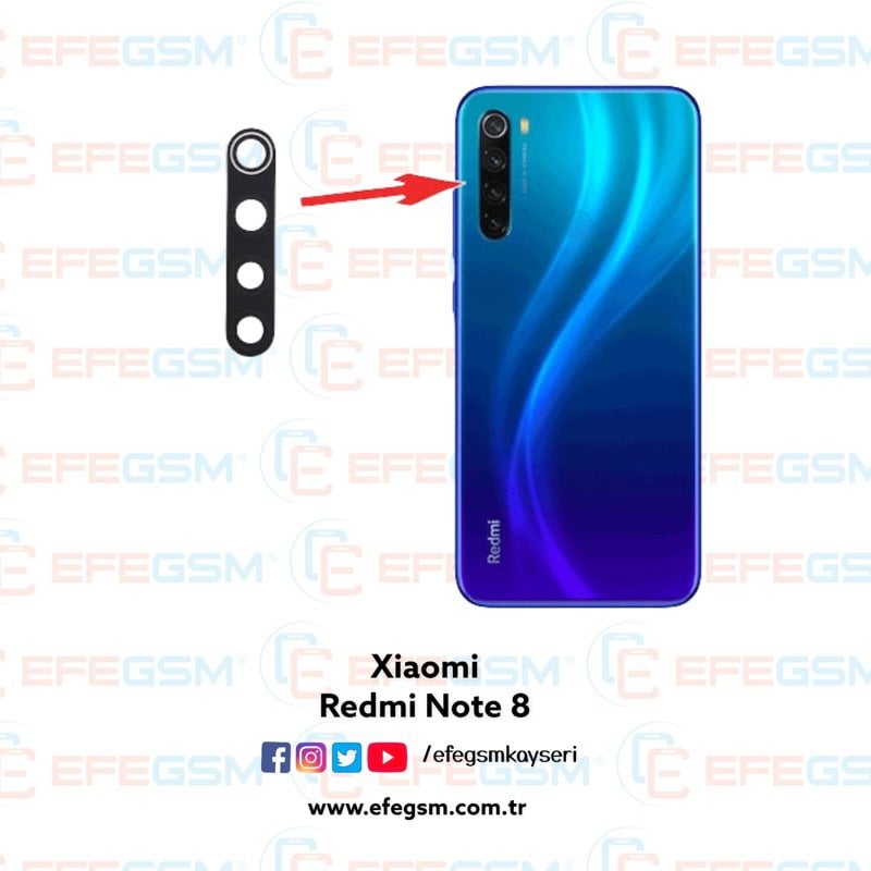 Xiaomi Redmi Note 8 Kamera Lens