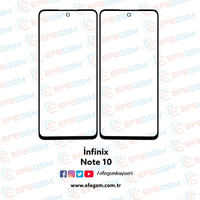İnfinix Note 10 Ocalı Cam