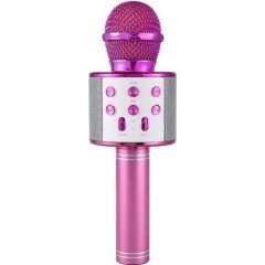 Wster WS-858 Bluetooth Karaoke Mikrofon Gold