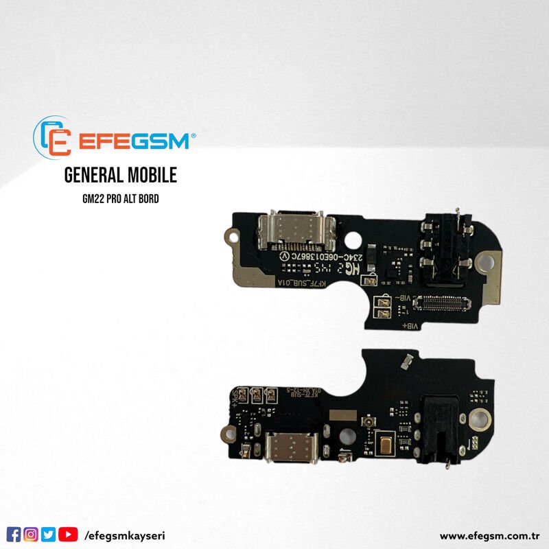 General Mobile GM22 Pro Alt Bord