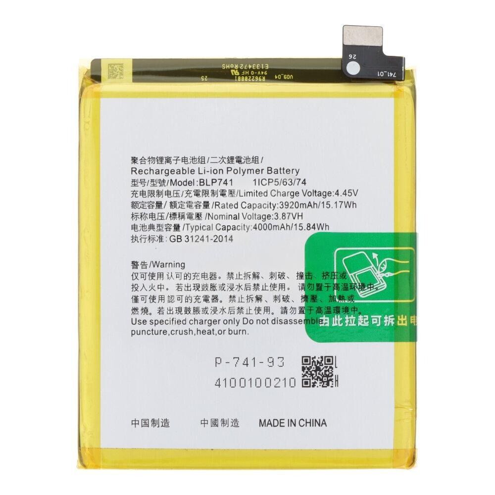 Oppo Realme X2 (BLP741) Batarya