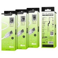 Borofone BX14 Micro 2M Usb Kablo