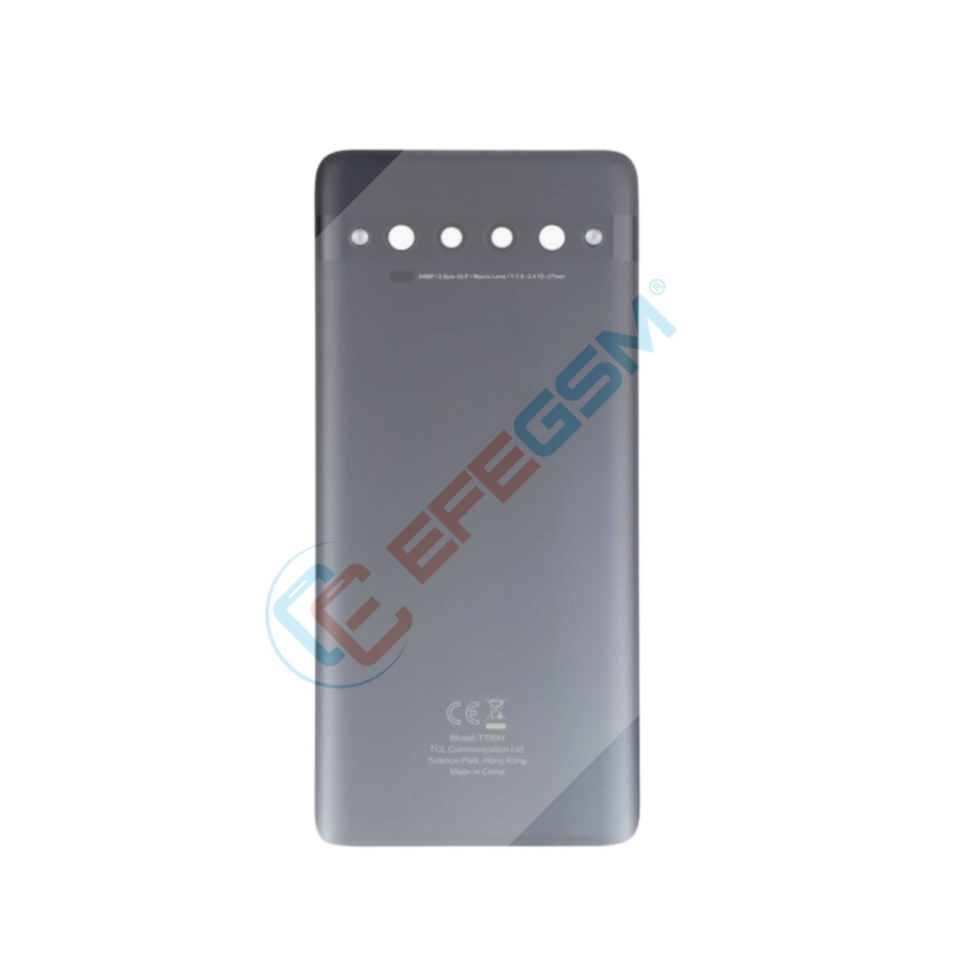 TCL 10 Pro (T799H) Arka Kapak Gri