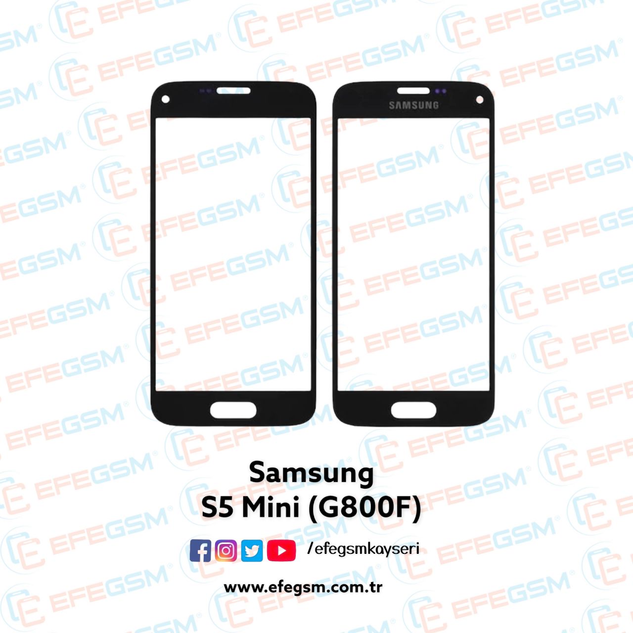 Samsung S5 Mini (G800F) Ocalı Cam