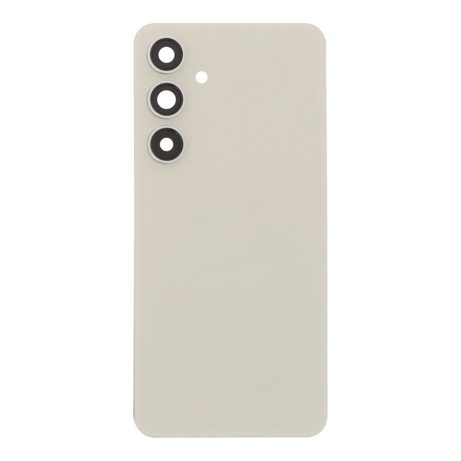 Samsung Galaxy S24 FE (S721B) Lensli Arka Kapak Beyaz