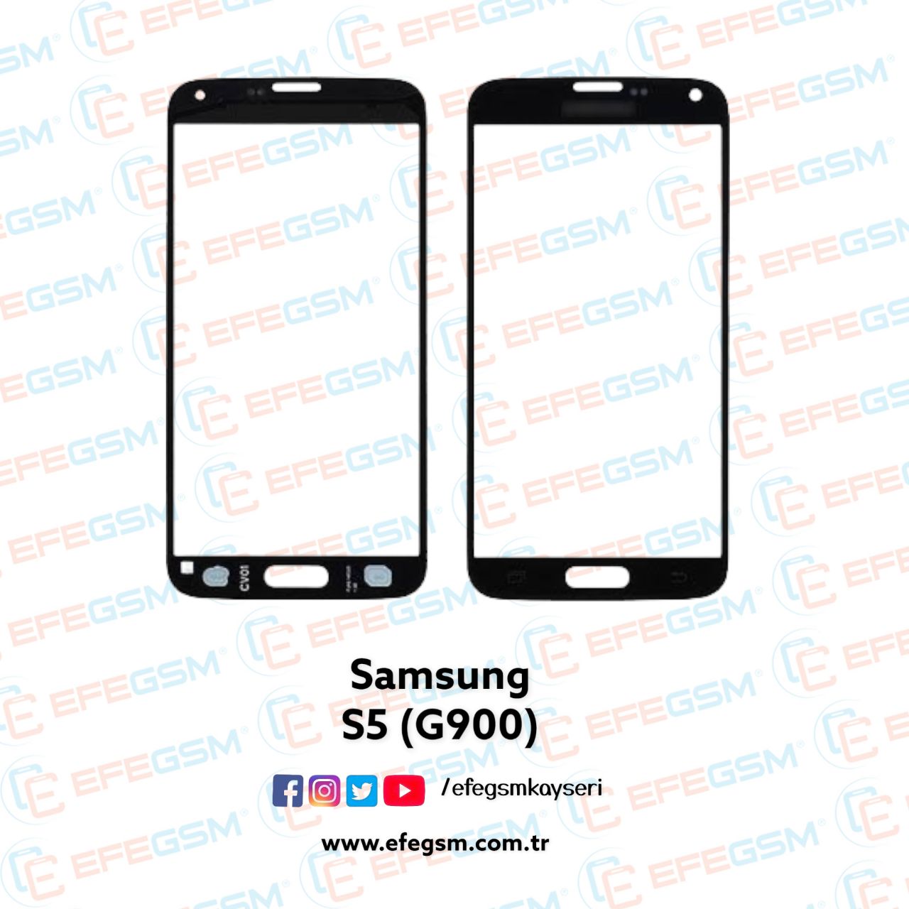 Samsung S5 (G900) Ocalı Cam