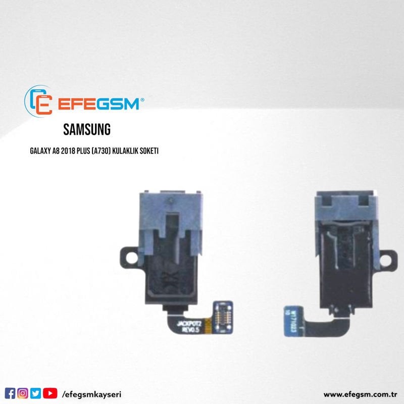 Samsung Galaxy A8 2018 Plus (A730) Kulaklık Soketi
