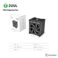 T2UUL Mini Soğutma Fanı