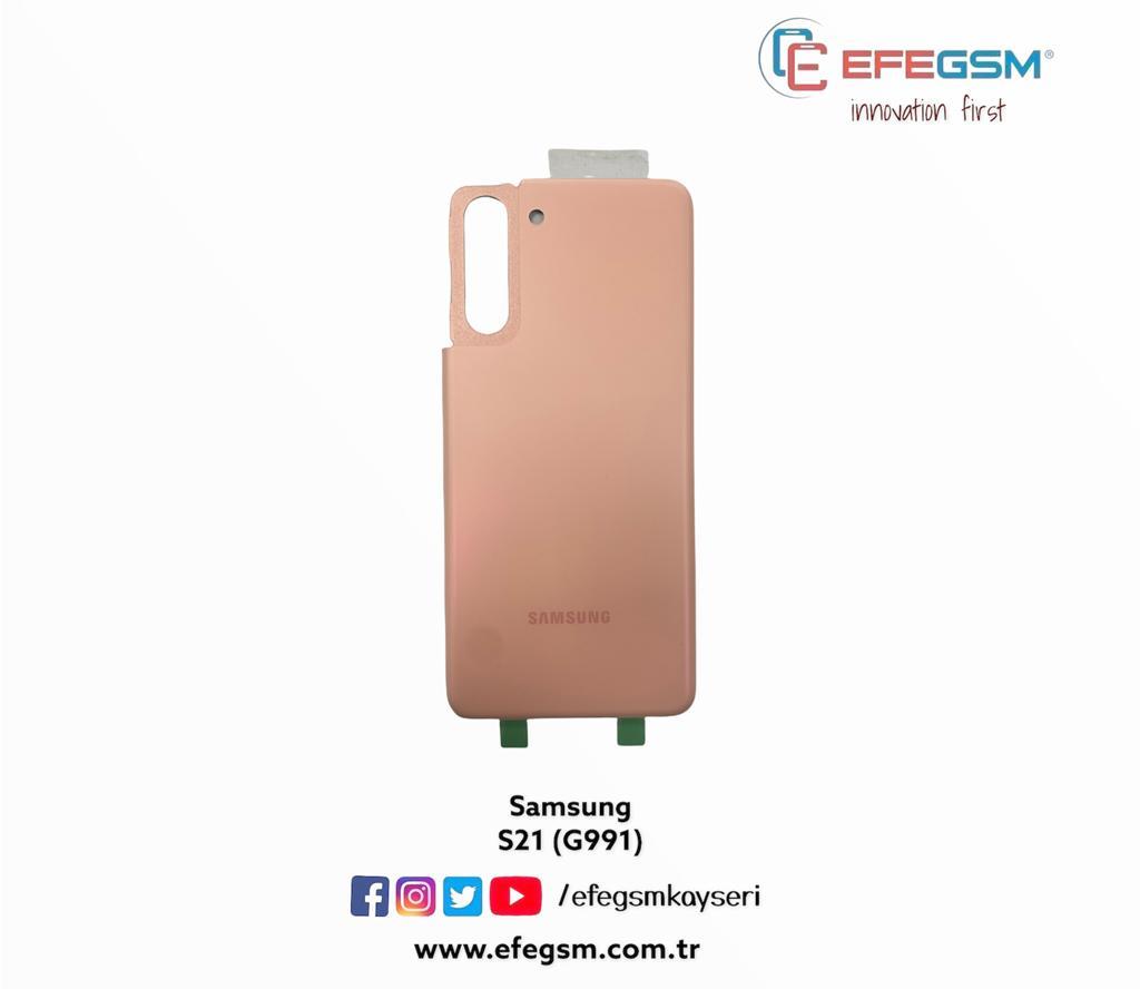 Samsung Galaxy S21 (G991) Arka Kapak Pembe