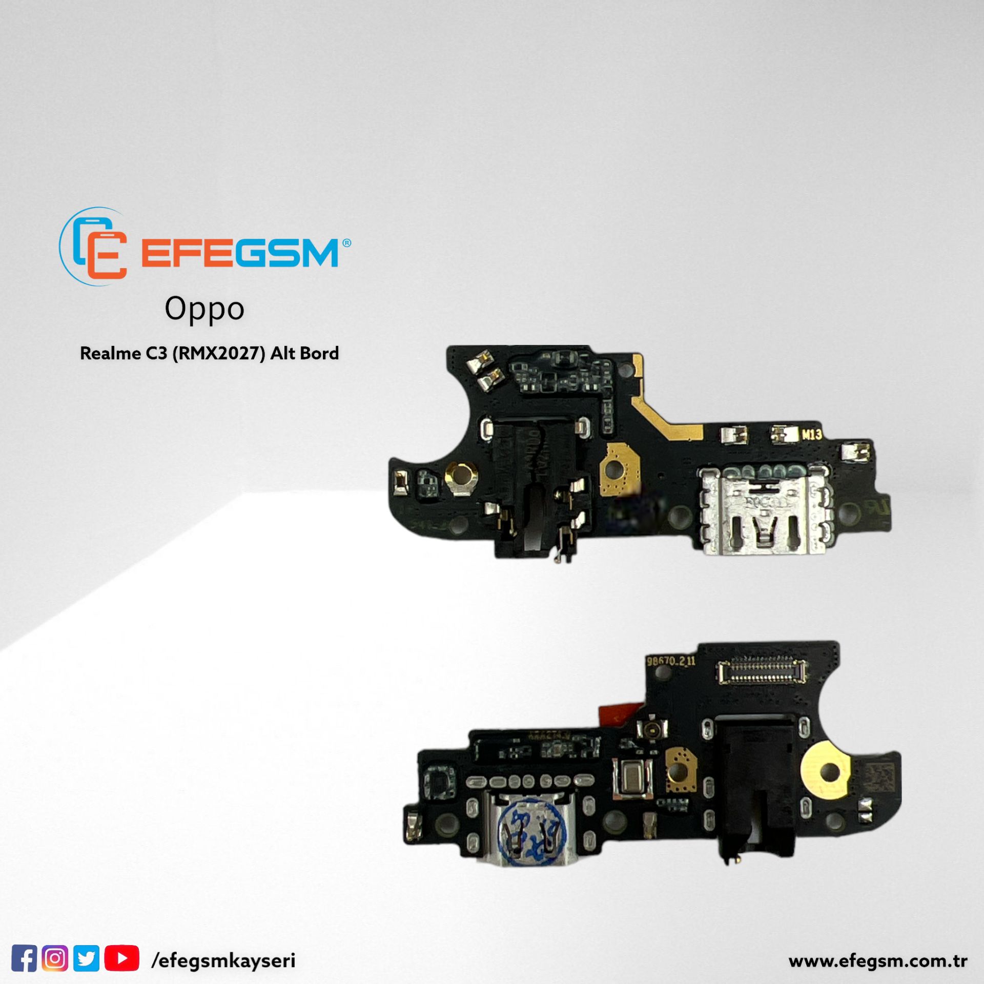 Oppo Realme C3 (RMX2027) Alt Bord