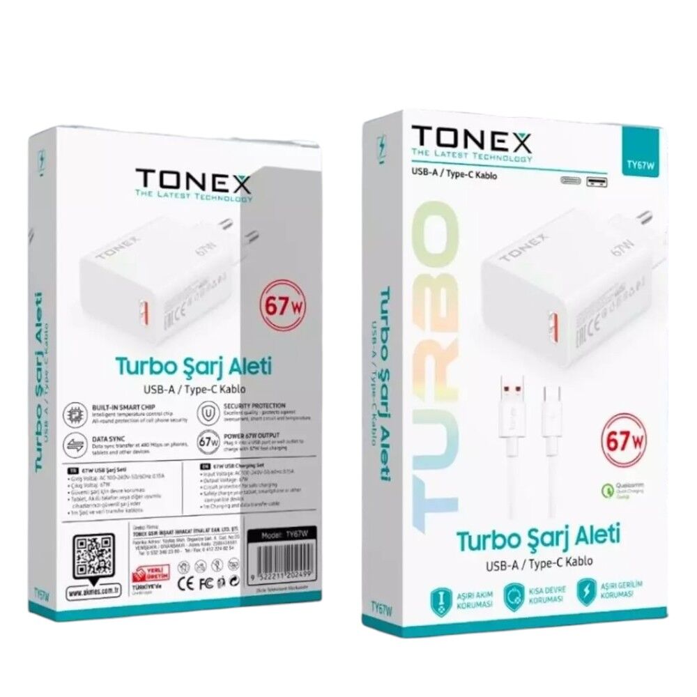 Tonex Type-c 67W Şarj Aleti