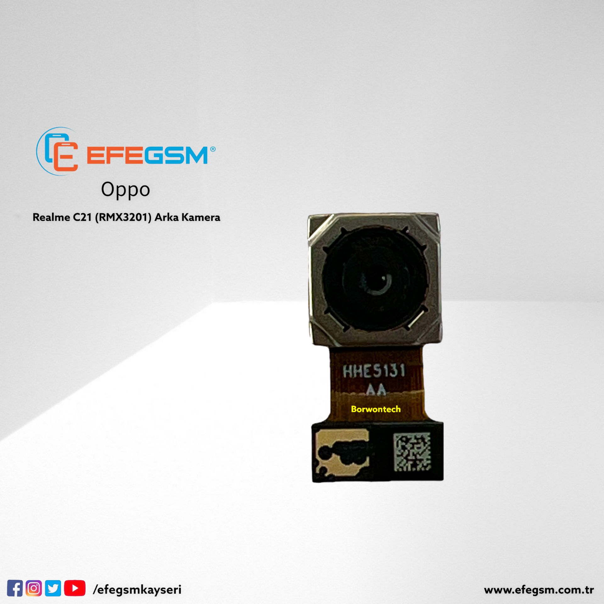 Oppo Realme C21 (RMX3201) Arka Kamera