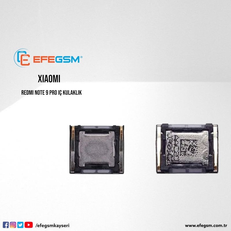 Xiaomi Redmi Note 9 Pro İç Kulaklık