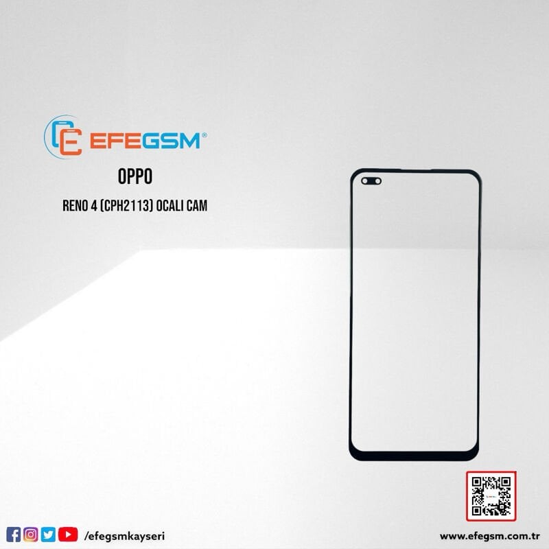Oppo Reno 4 (CPH2113) Ocalı Cam