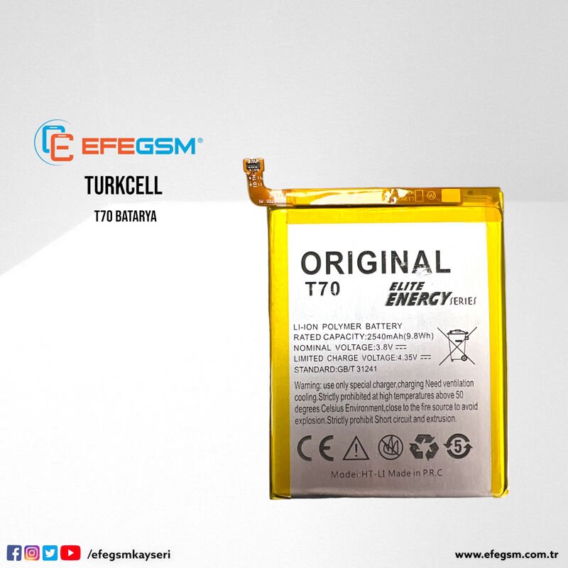 Turkcell T70 Batarya