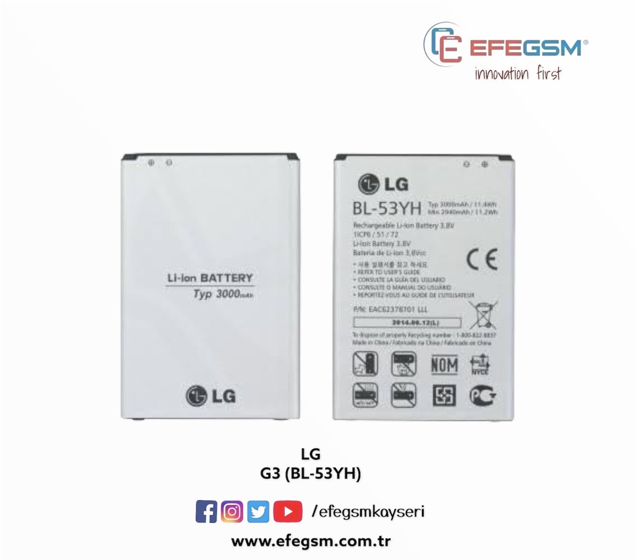 Lg G3 Batarya