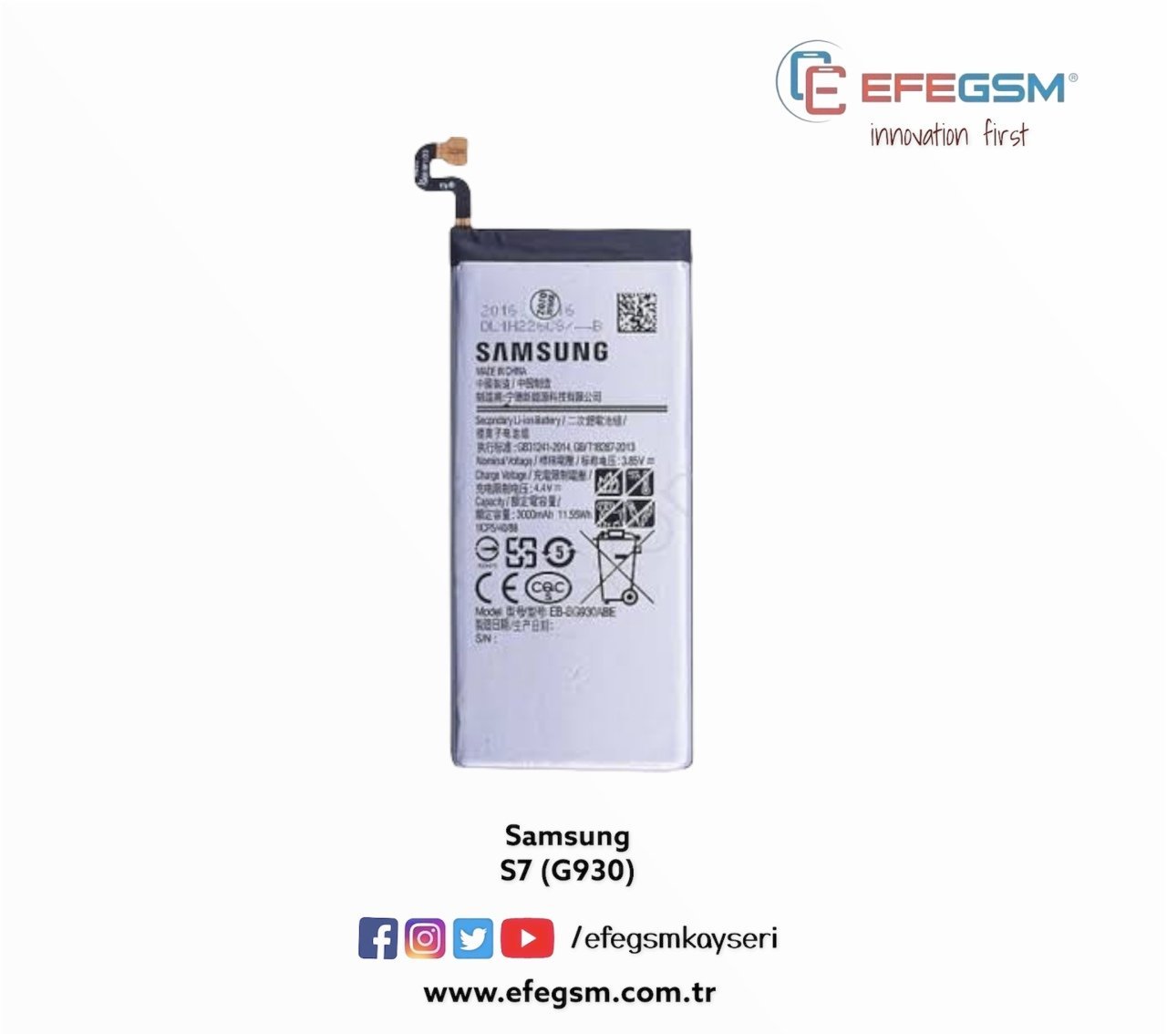 Samsung Galaxy S7 (G930) Batarya