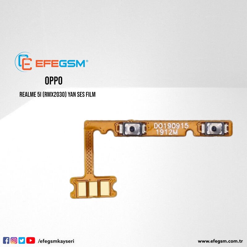 Oppo Realme 5i (RMX2030) Yan Ses Film