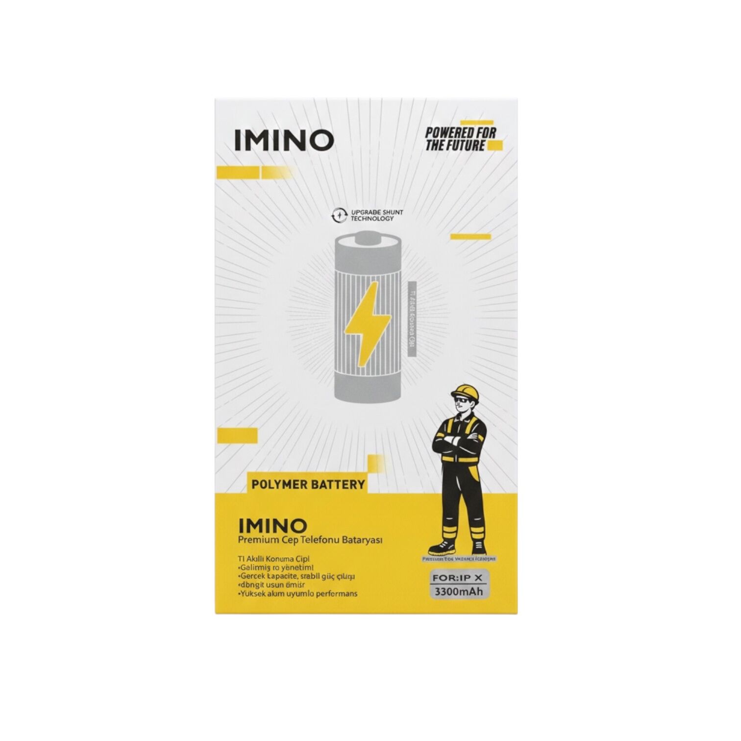 IMINO Iphone X 3300 mAh Batarya