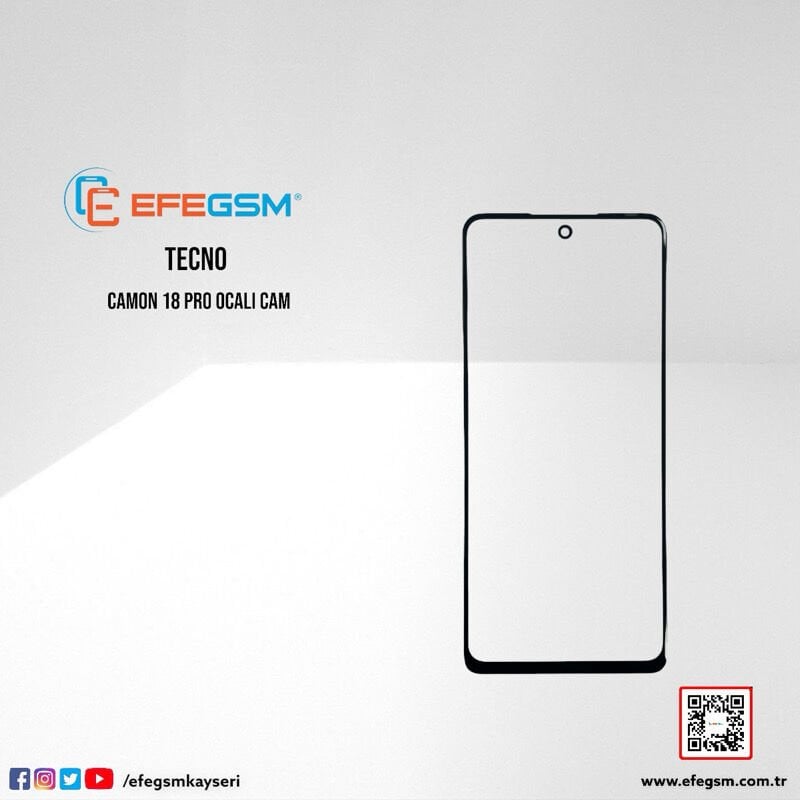 Tecno Camon 18 Pro Ocalı Cam