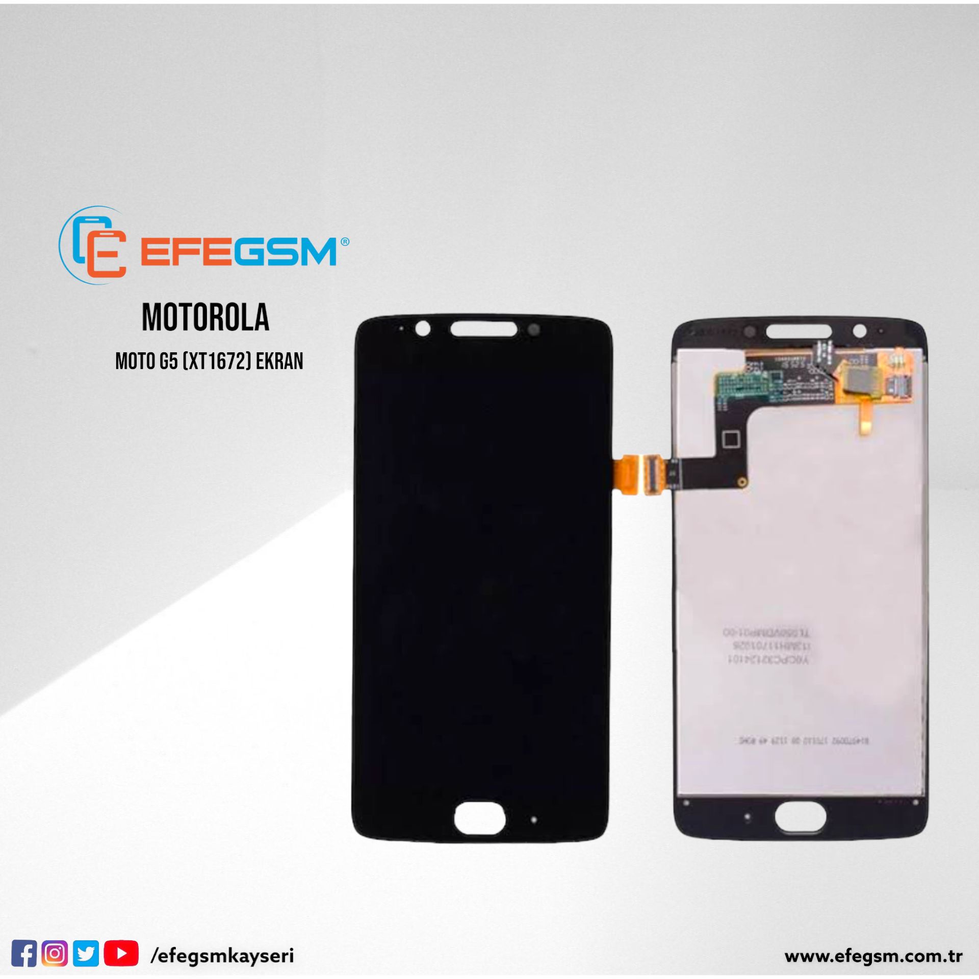 Motorola Moto G5 (XT1672) Ekran