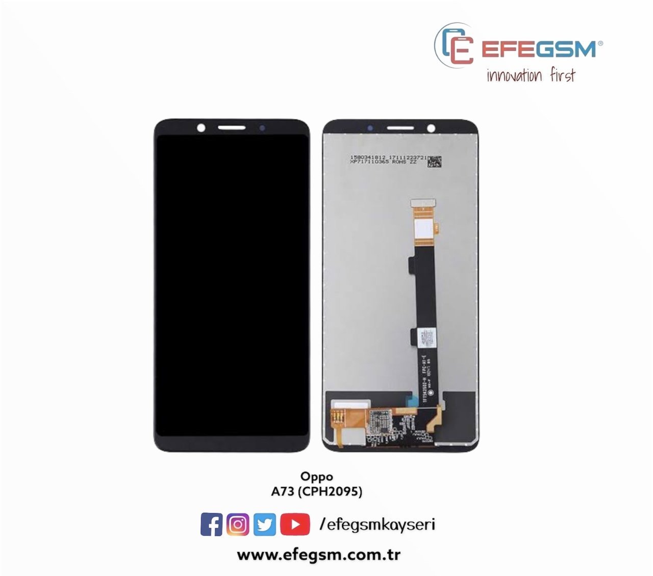 Oppo A73 (CPH2095) Ekran