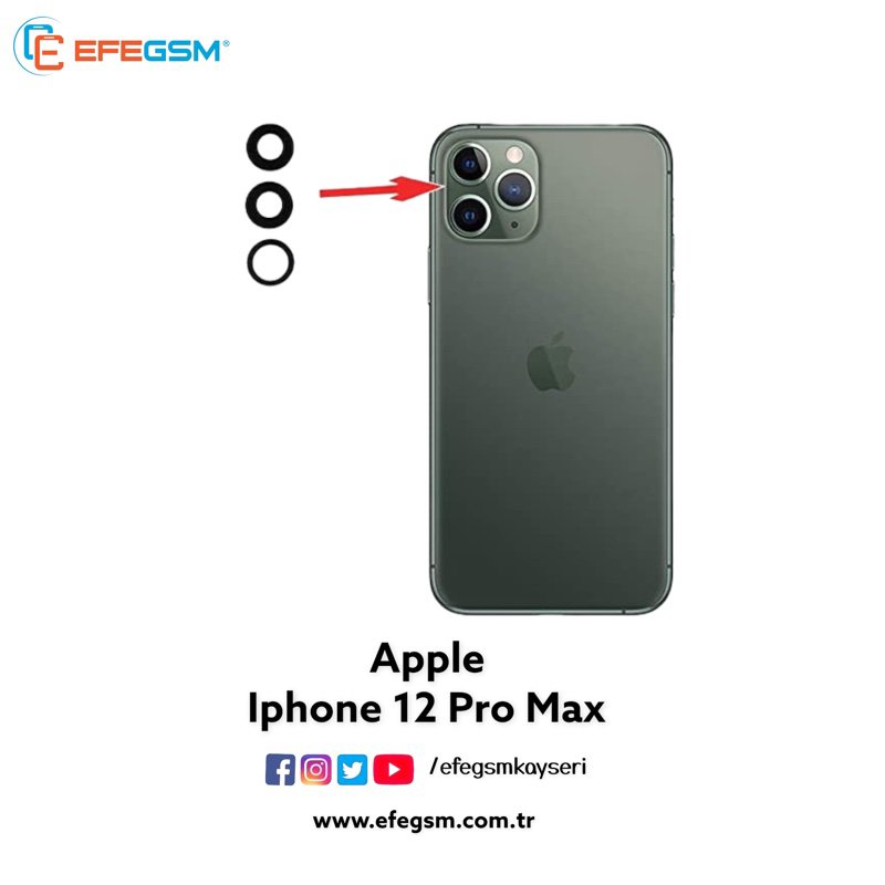 Iphone 12 Pro Max Kamera Lens - EFEGSM