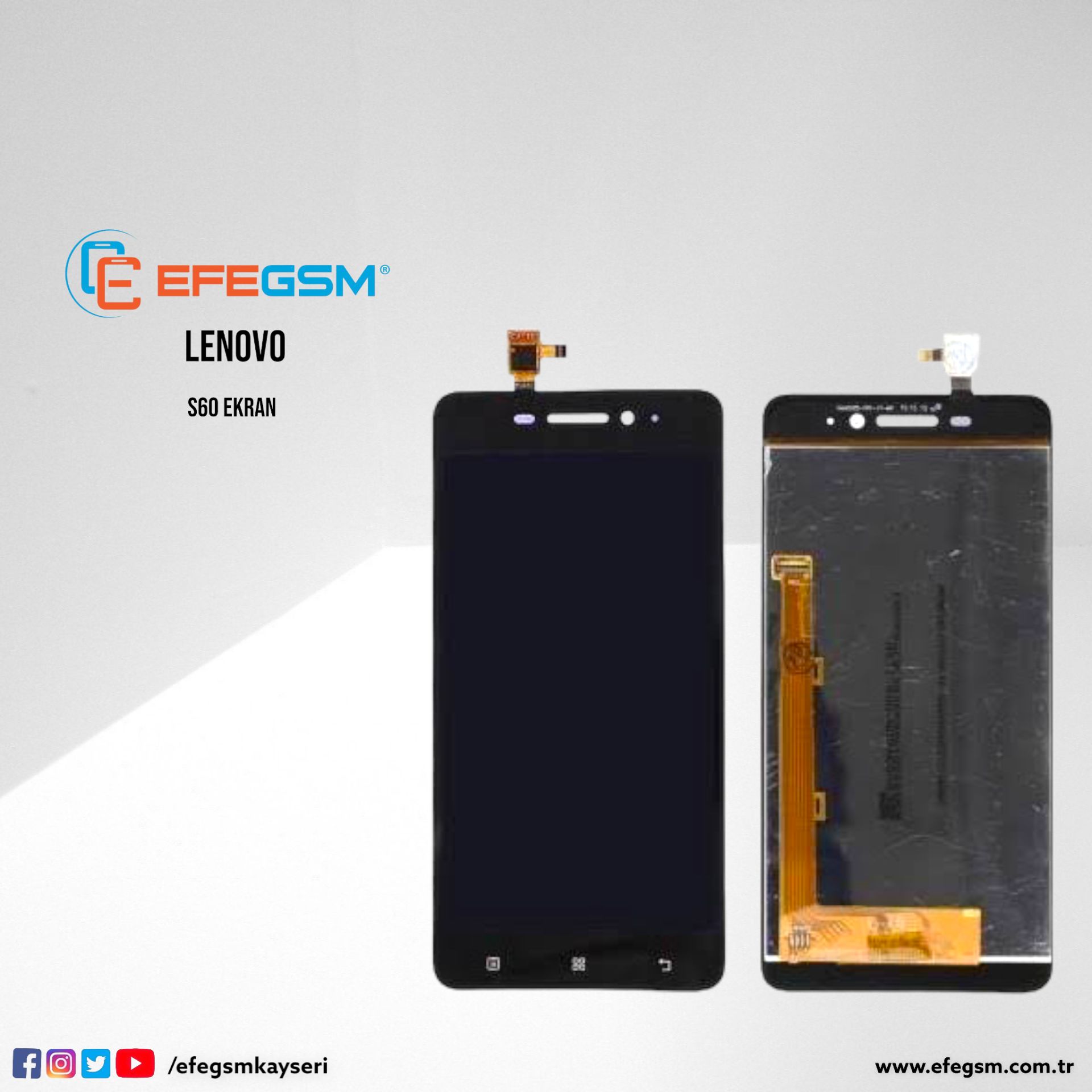 Lenovo S60 Ekrann Beyaz