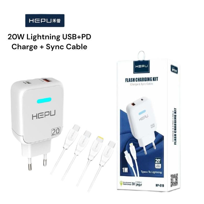 Hepu HP619 20W Lightning Şarj Aleti