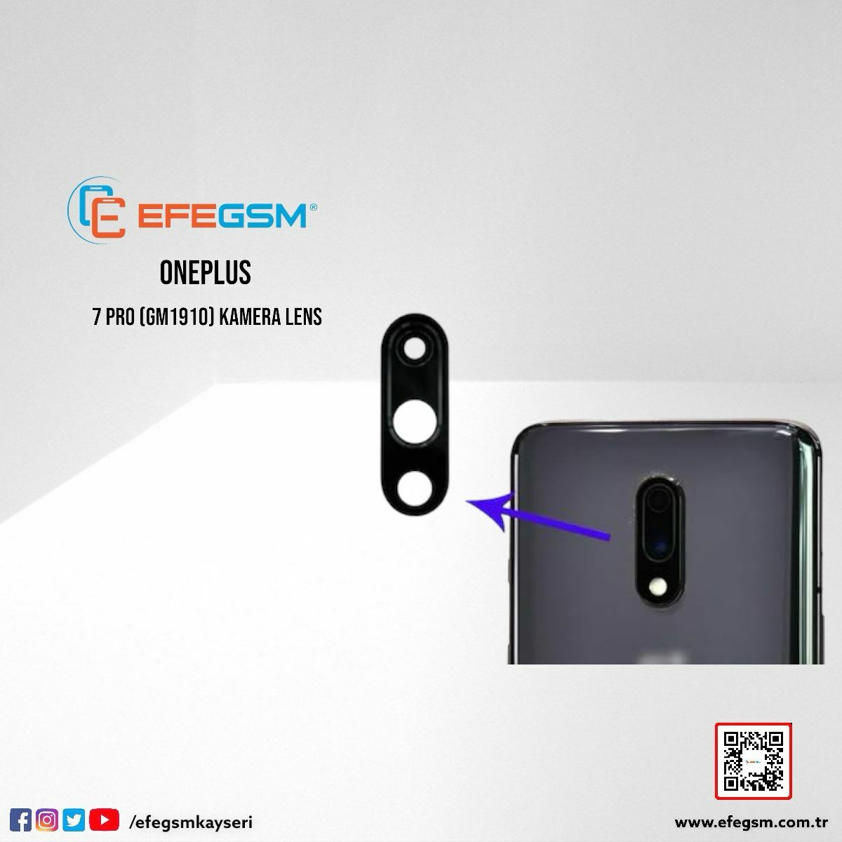 OnePlus 7 Pro (GM1910) Kamera Lens