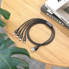Borofone BX72 4 İN 1 MİCRO+TYPE-C+2 Iphone Usb Kablo