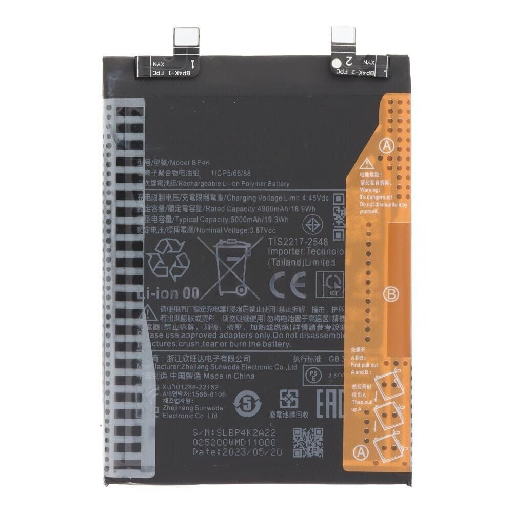Xiaomi Redmi Note 12 Pro 5G (BP4K) Batarya