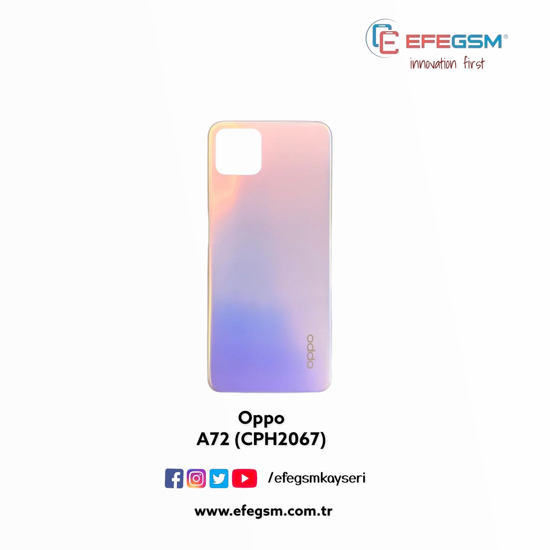 Oppo A72 (CPH2067) Arka Kapak
