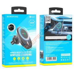 Borofone BH201 15W Wıreless Chargıng Araç Tutacağı