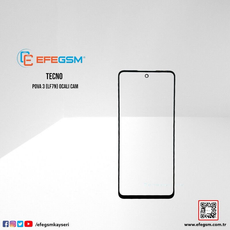 Tecno Pova 3 (LF7N) Ocalı Cam
