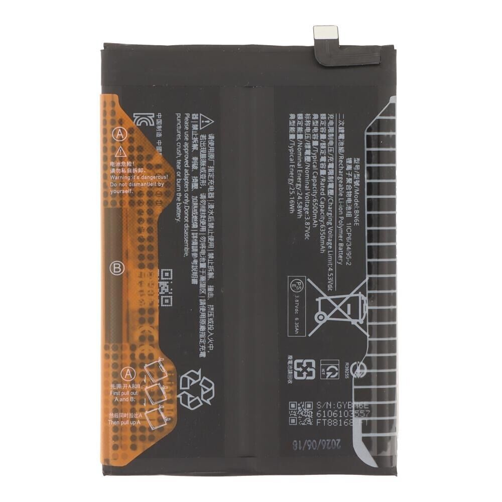 Xiaomi Redmi Note 15 Pro (BN6E) Batarya