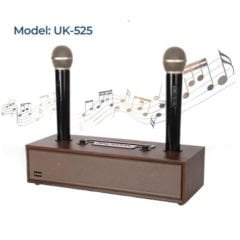 Powerstar XB-UK-525 Karaoke Çift Kablosuz Mikrofonlu Müzik Çalar