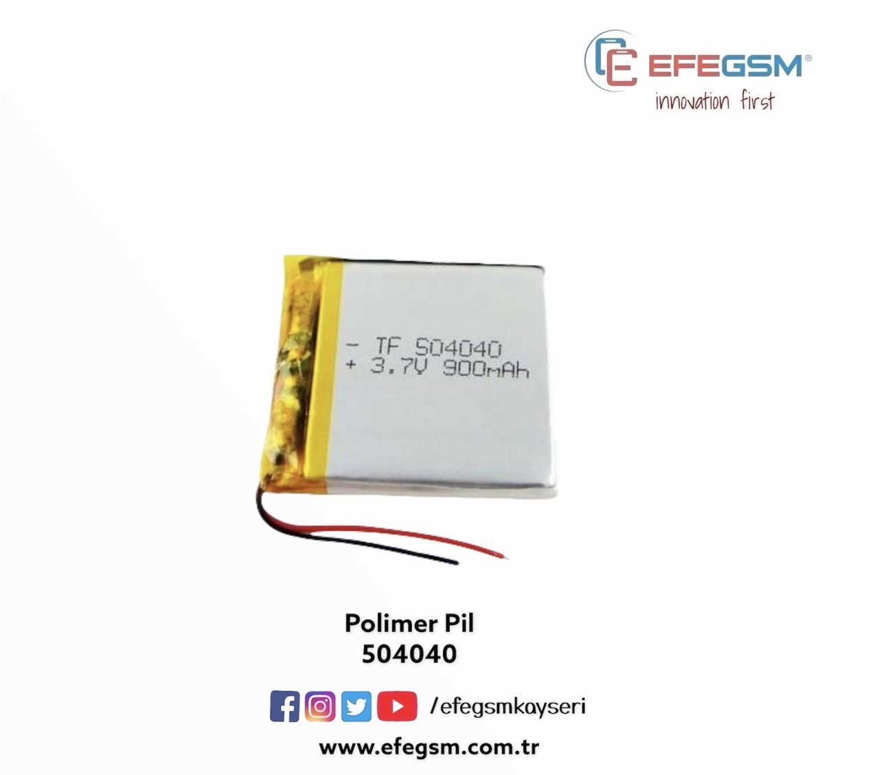 Polimer Pil 504040