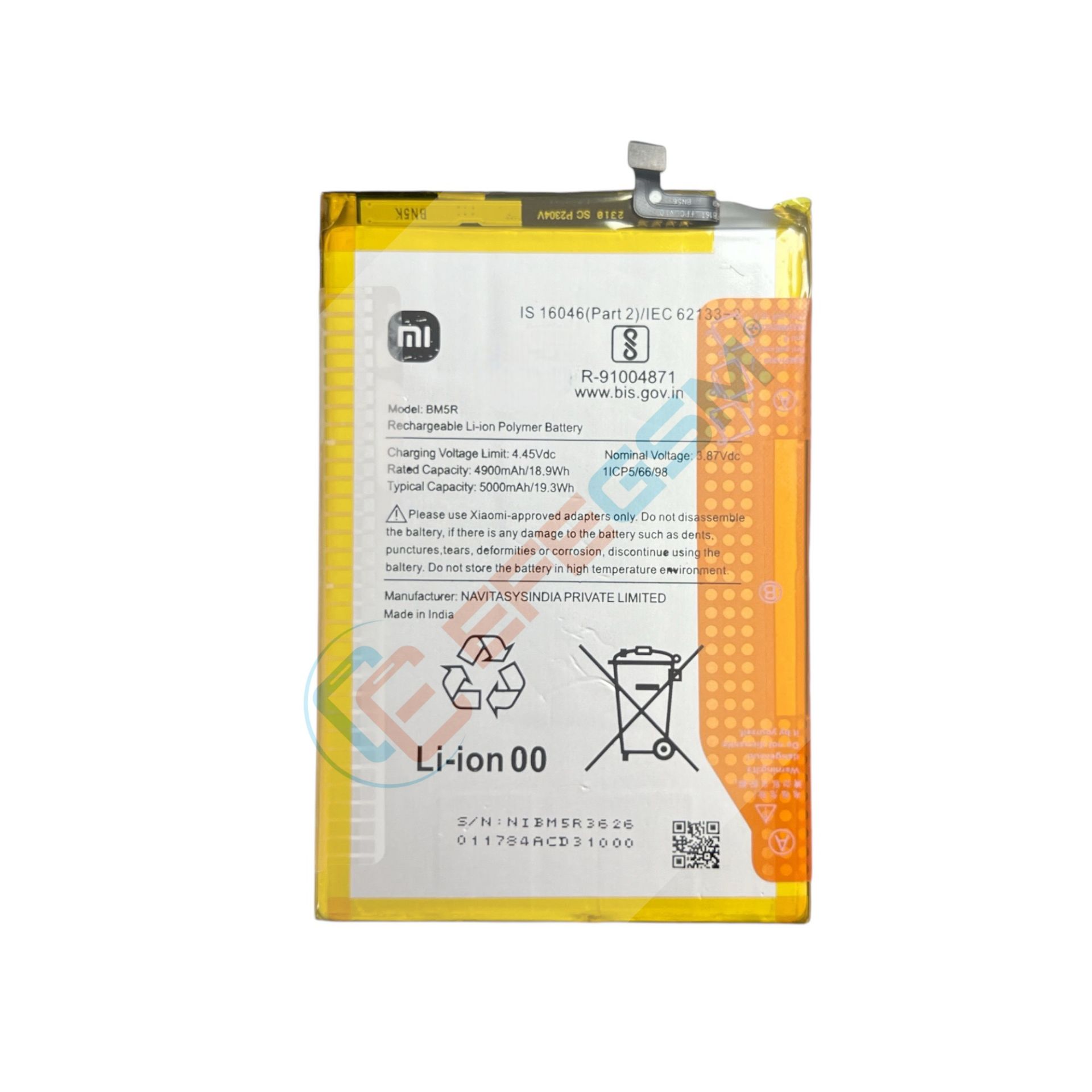 Xiaomi Redmi 12 (BM5R) Batarya