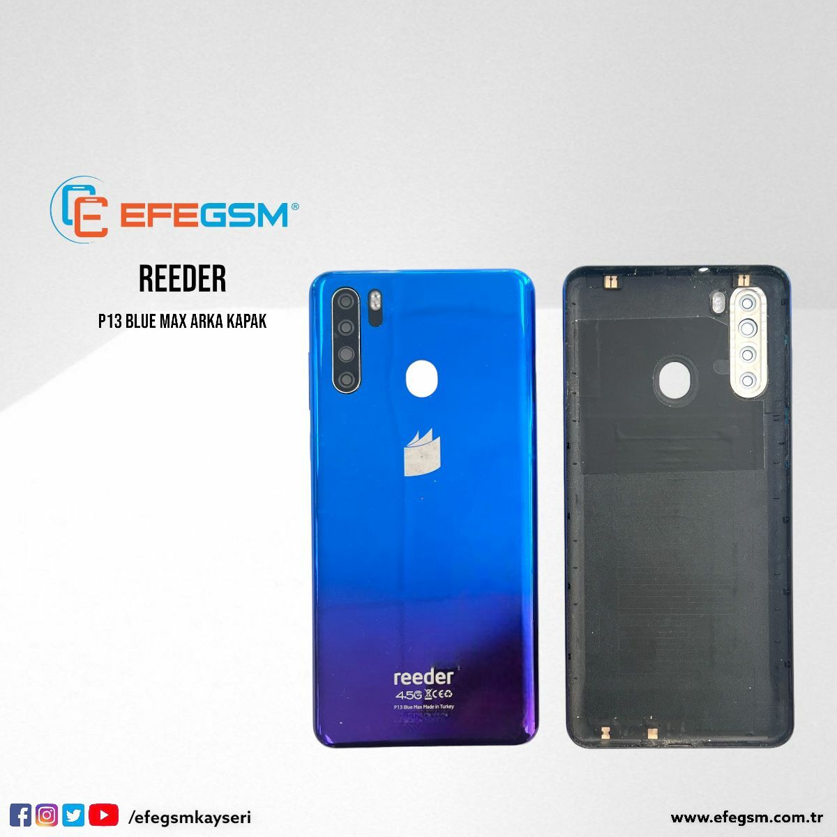 Reeder P13 Blue Max Arka Kapak