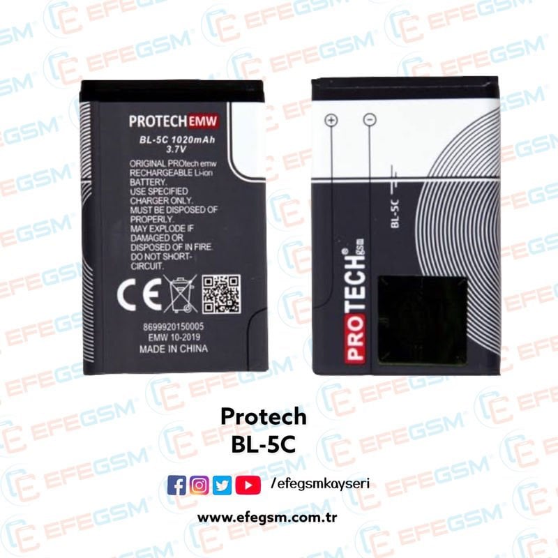 Protech Emw BL-5C Batarya