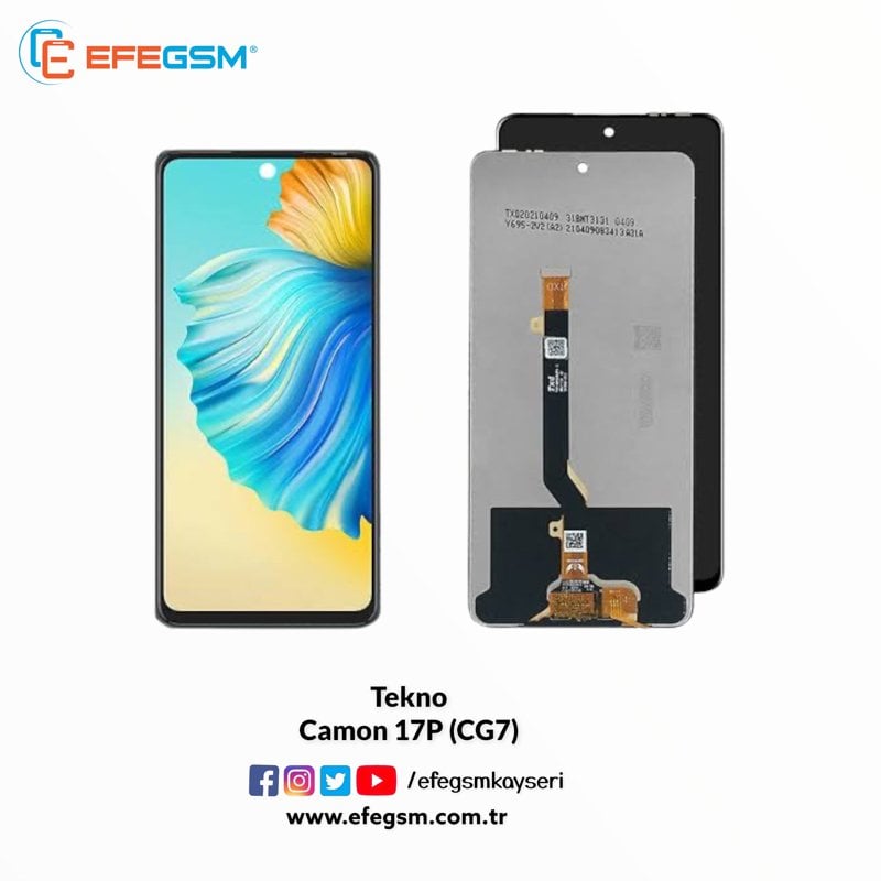 Tekno Camon 17P Ekran