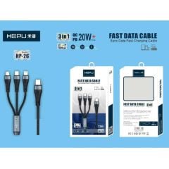 Hepu HP-26 3 İn 1 Usb Kablo